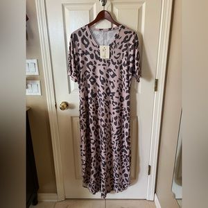 Knit Maxi T-Shirt Dress